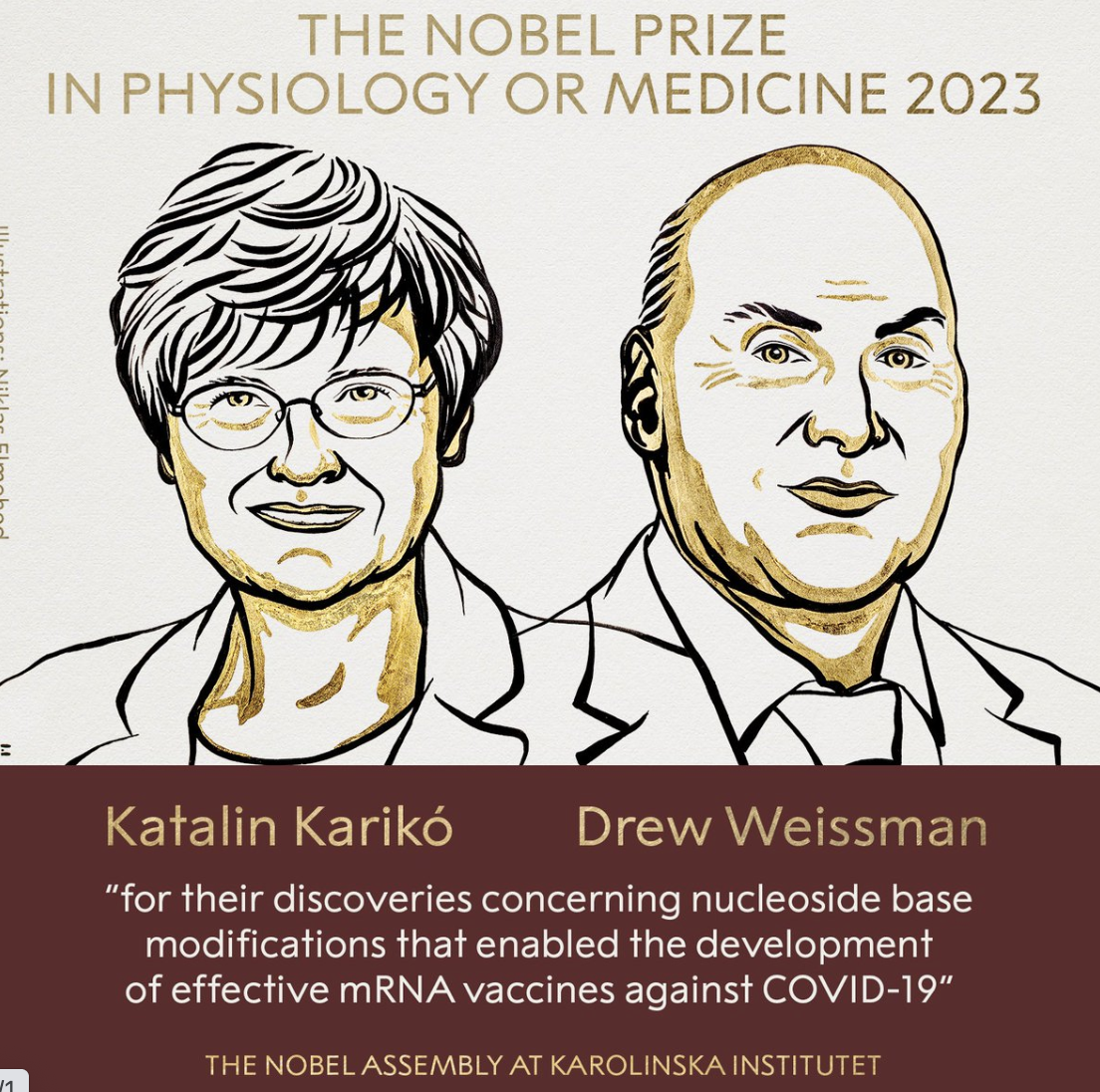 2023 Nobel laureates in Medicine and Physiology revealed